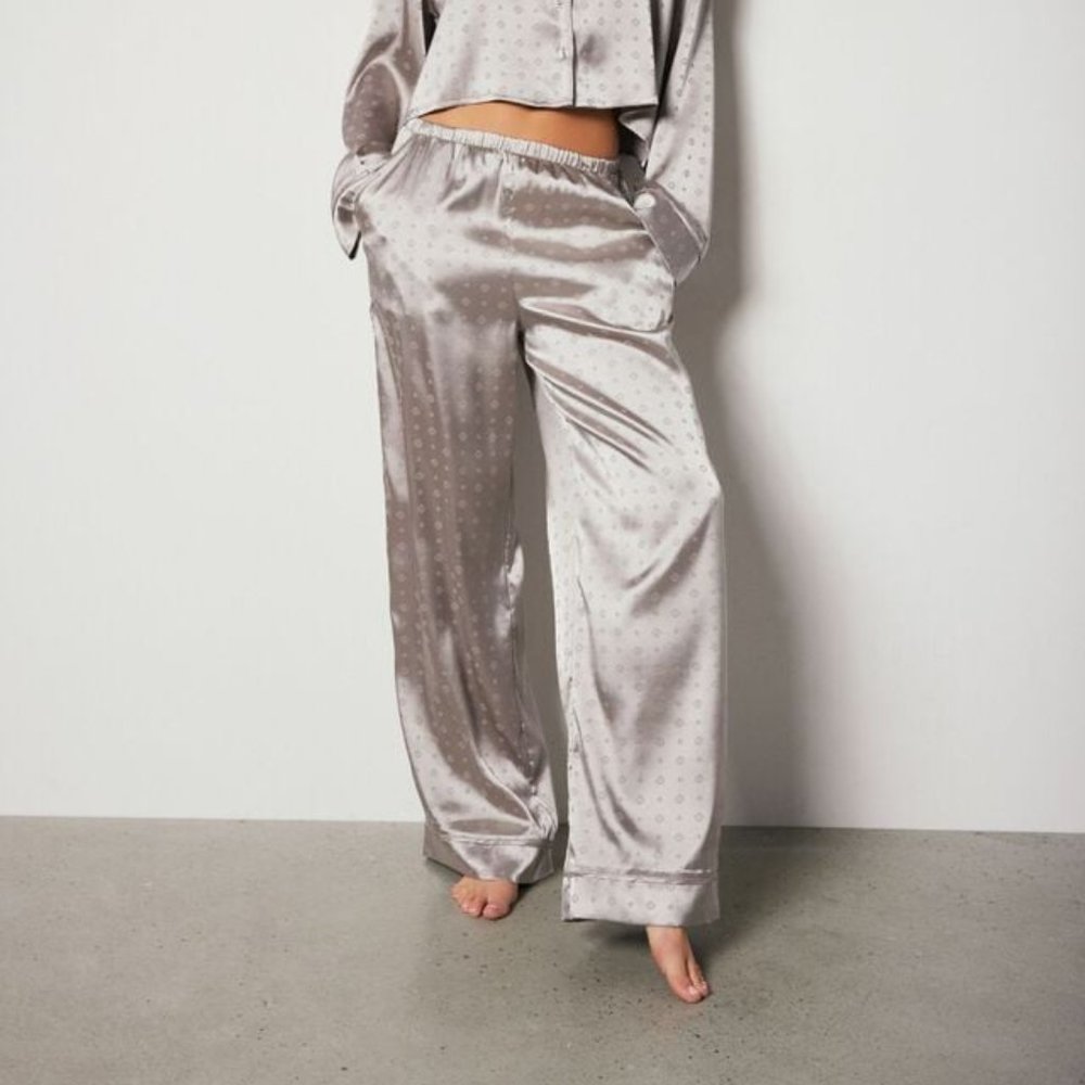 satin pyjama pants